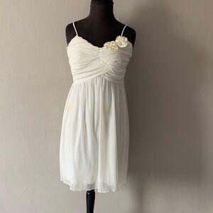 Enfocus Studio White Floral Mini Dress